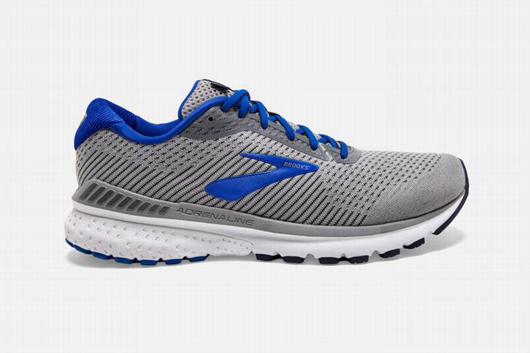 Brooks ADRENALINE GTS 20 Road Running Shoes Mens Outlet - Blue/Grey (BIZ501967)